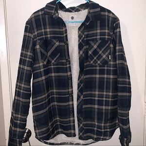 Sherpa-lined Flannel